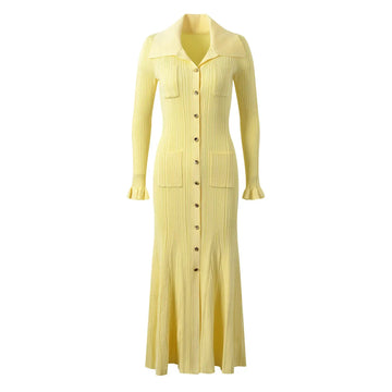 Soft Elegance Ribbed Knit Maxi Dress