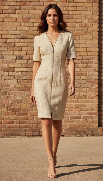 GoldenBelt Dress