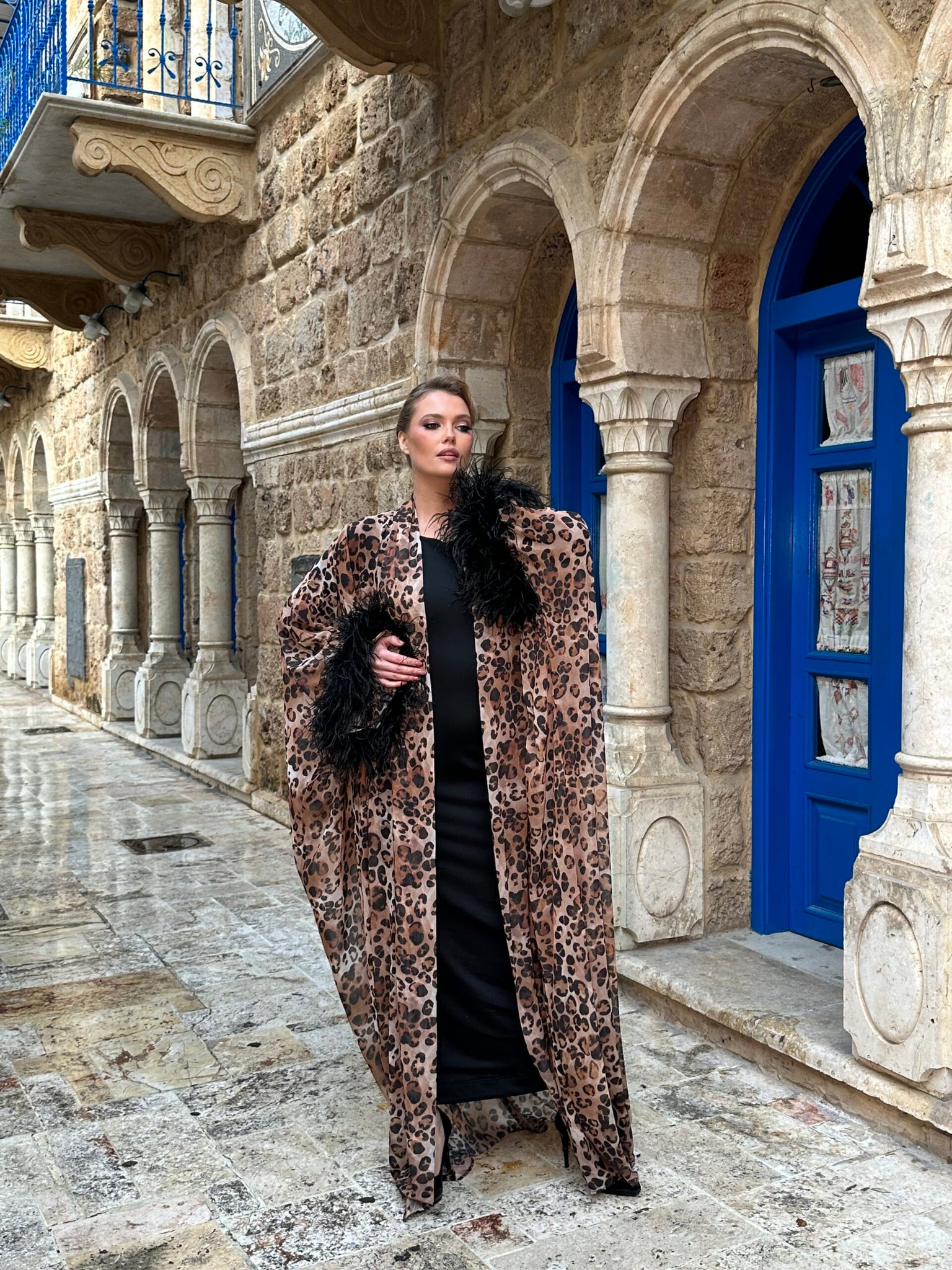 Tiger Feather Abaya