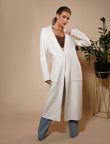 Pearl Drape Coat