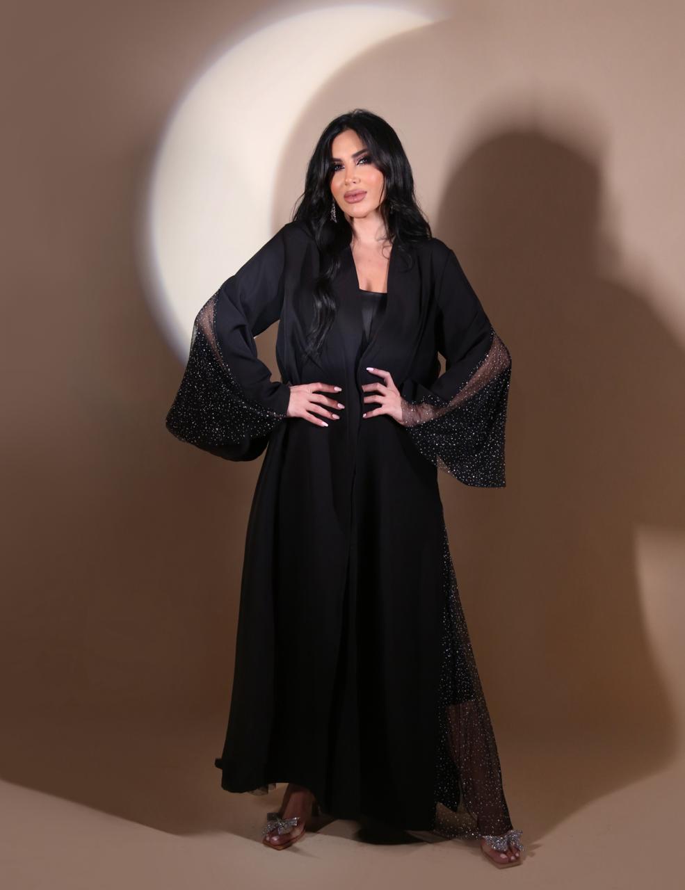 Midnight Veil Abaya