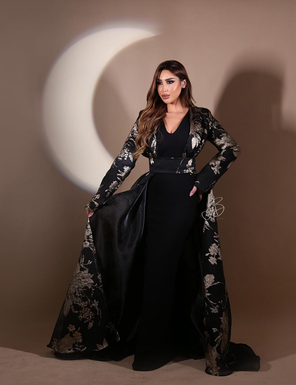 Golden Elegance Abaya